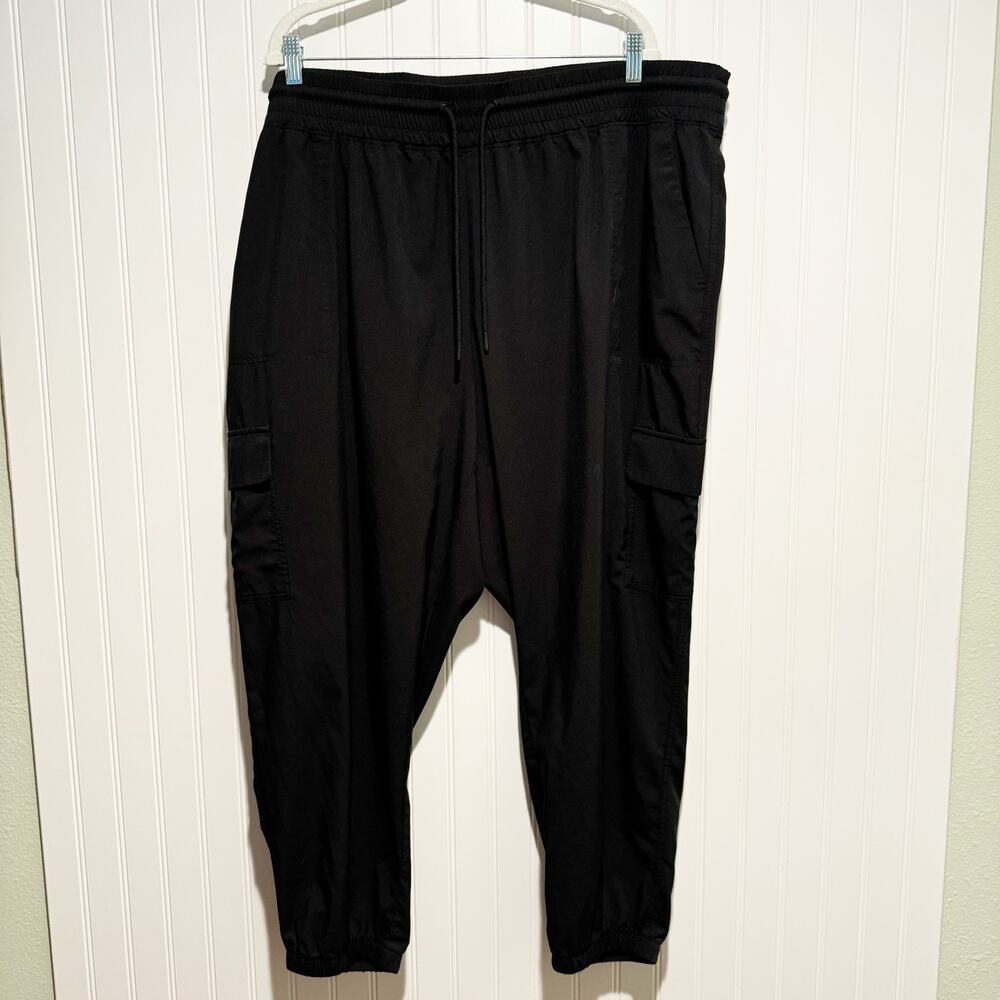 Old Navy Black Quick Dry Stretch Tech Cargo Pants Plus Size 3X - Picture 1 of 7